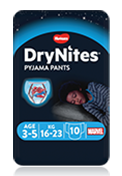 Sous-vêtements de nuit absorbants garçon